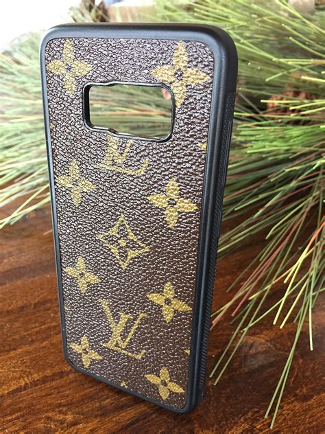 Upcycled Louis Vuitton Galaxy S8 Plus phone case